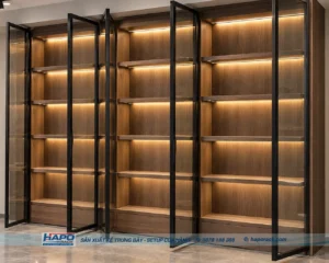 Kệ Gỗ Trưng Bày Túi Xách - ảnh 2