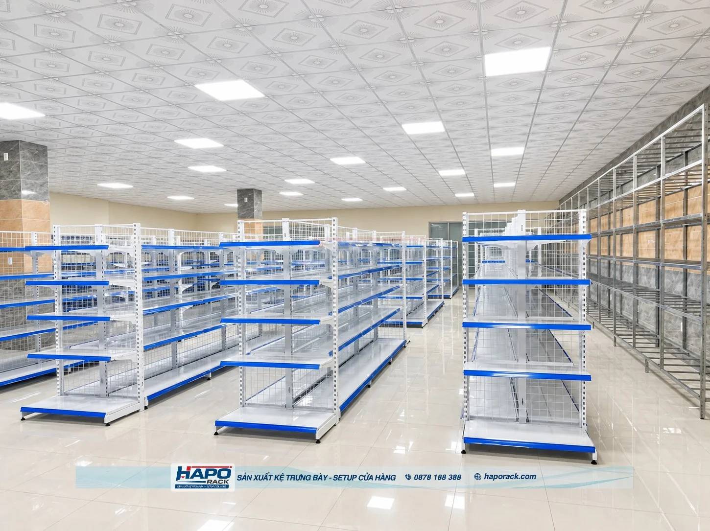 tư vấn kệ siêu thị Đông Thành Tây Ninh