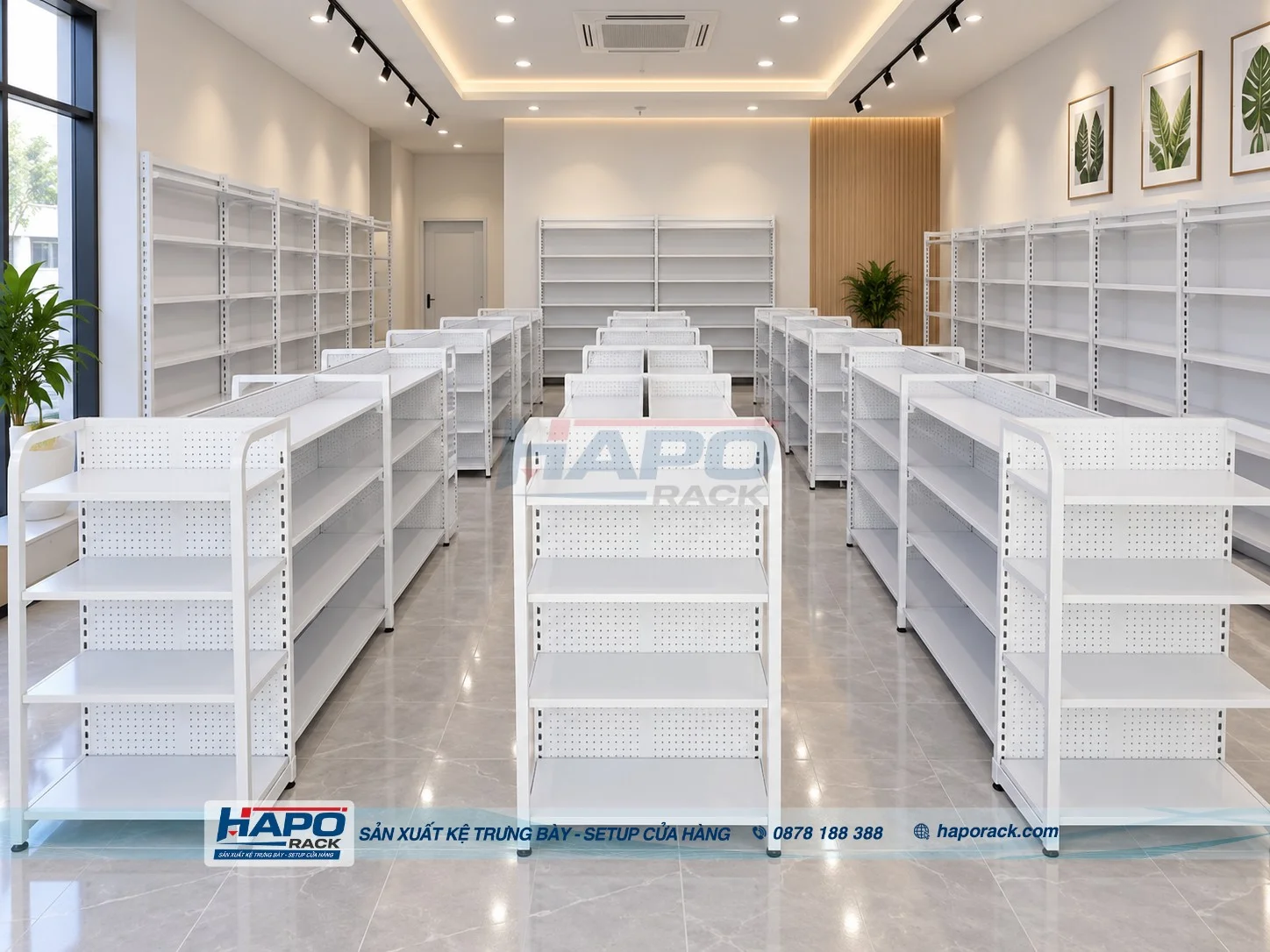 Xưởng Gia Công Kệ Siêu Thị Tại Xã Cần Giờ TP.HCM