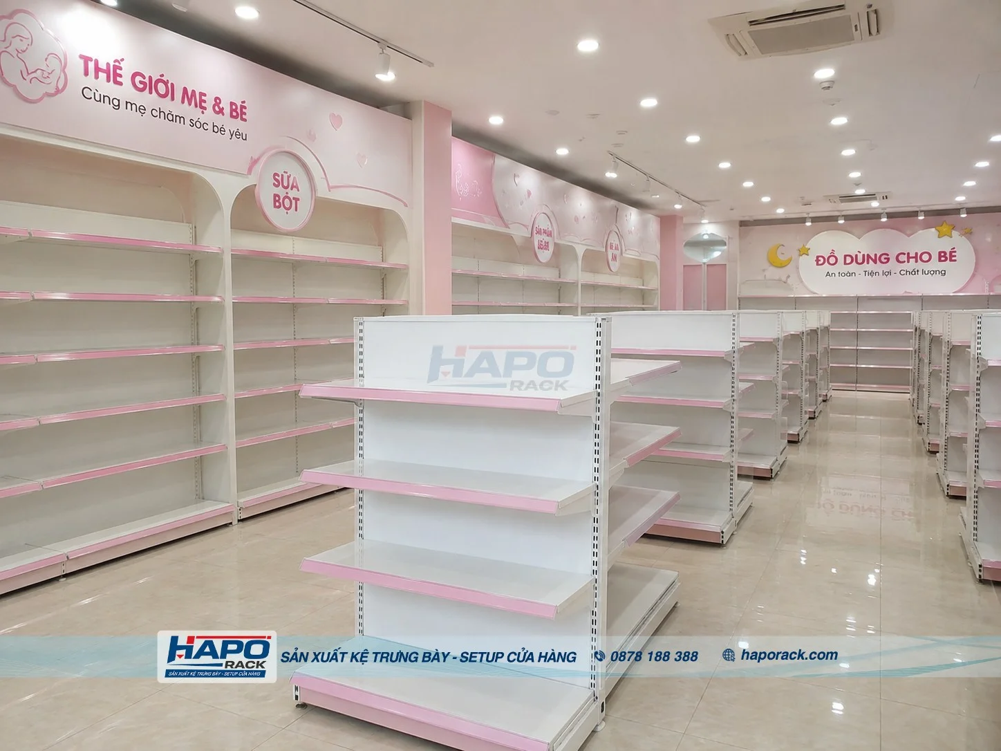 Xưởng Kệ Siêu Thị Tại Phường Long Phước TP.HCM Thiết Kế Theo Mặt Bằng