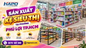 Xưởng Sản Xuất Kệ Trưng Bày Siêu Thị Phường Phú Lợi TP.HCM
